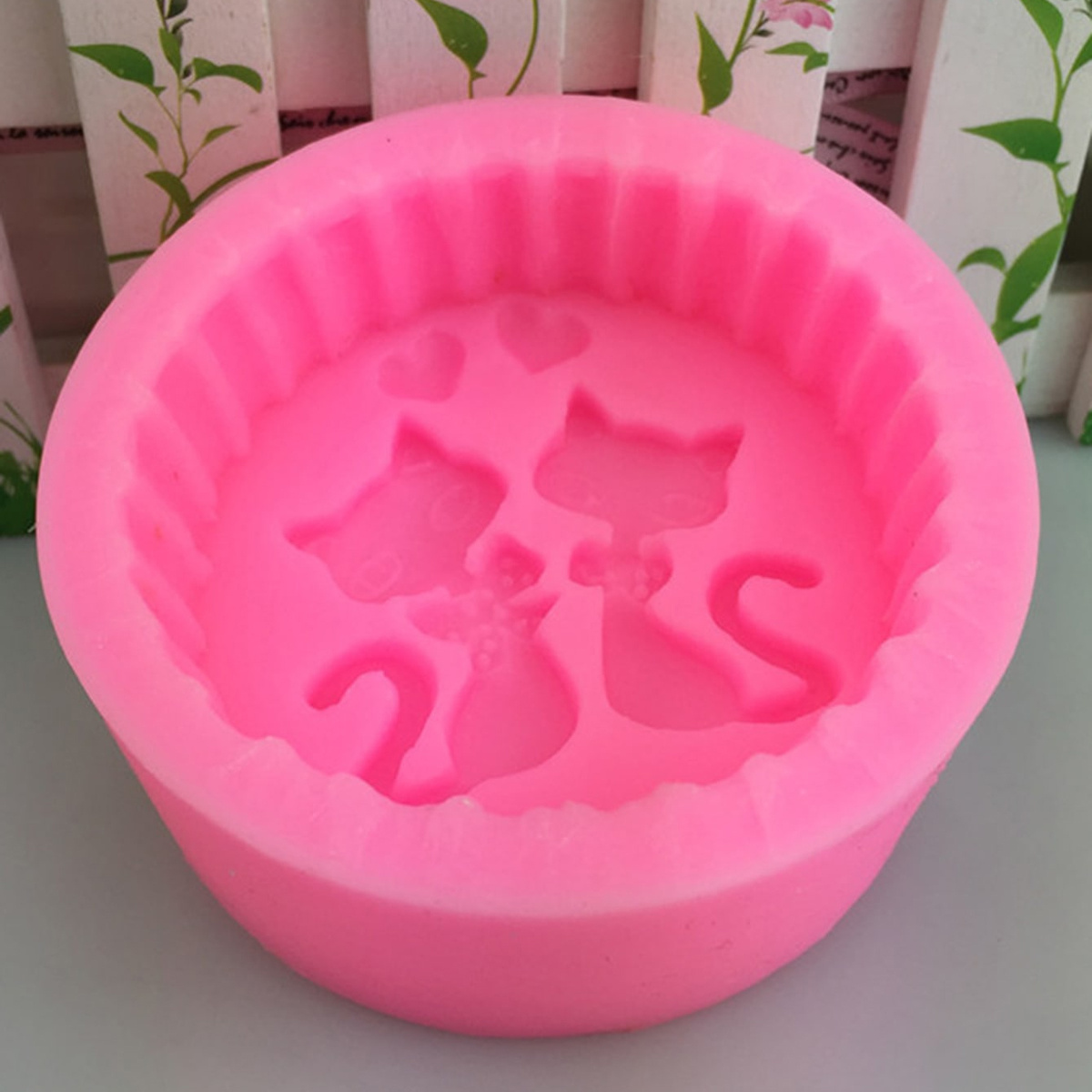 1-Piece Silicone Cat Soap Mold - Candle Supplies Tins 评论和价格