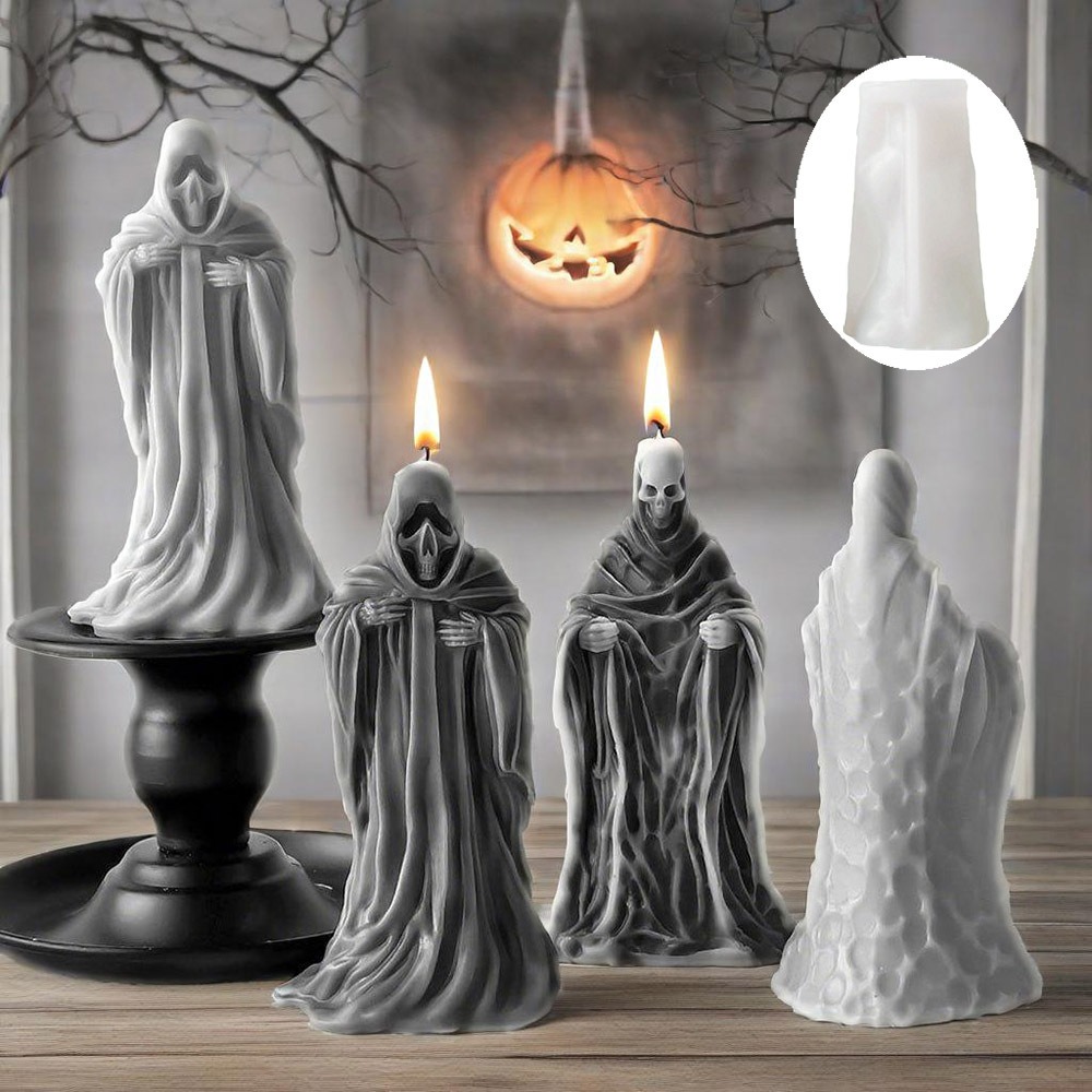 3D Skeleton Scent Candle Silic - Candle Supplies Tins 评论和价格