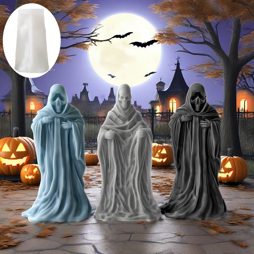 3D Skeleton Scent Candle Silic - Candle Supplies Tins 评论和价格