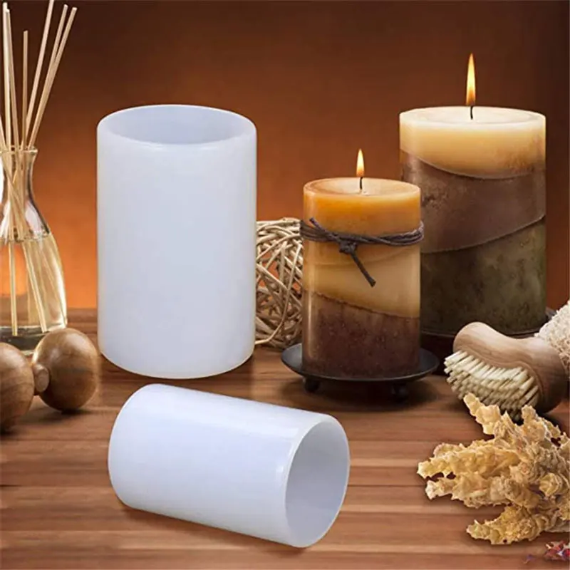 Cylinder Silicone Candle Molds - Candle Supplies Tins 评论和价格
